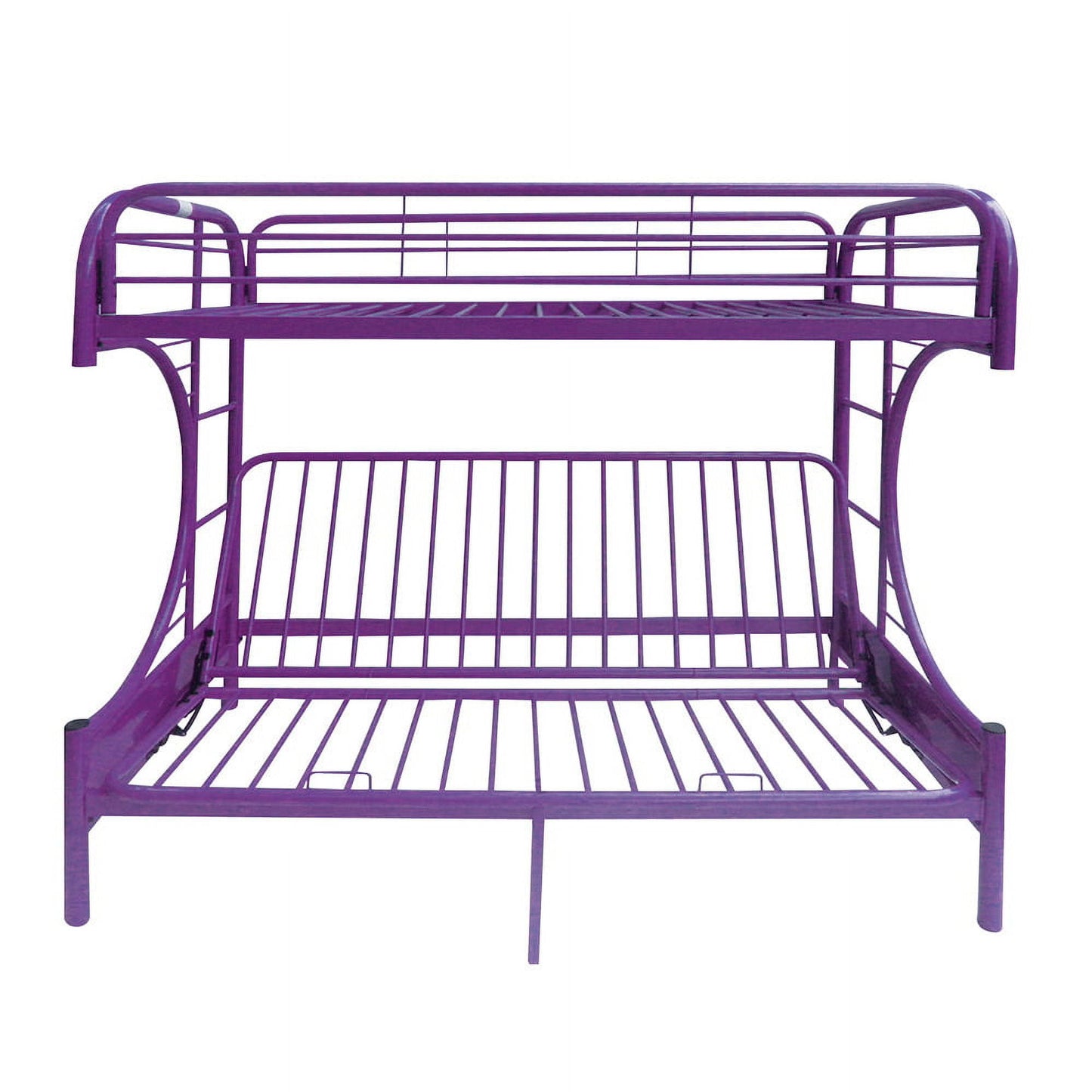 ACME Furniture Eclipse Twin over Full and Futon Bunk Bed in Purple