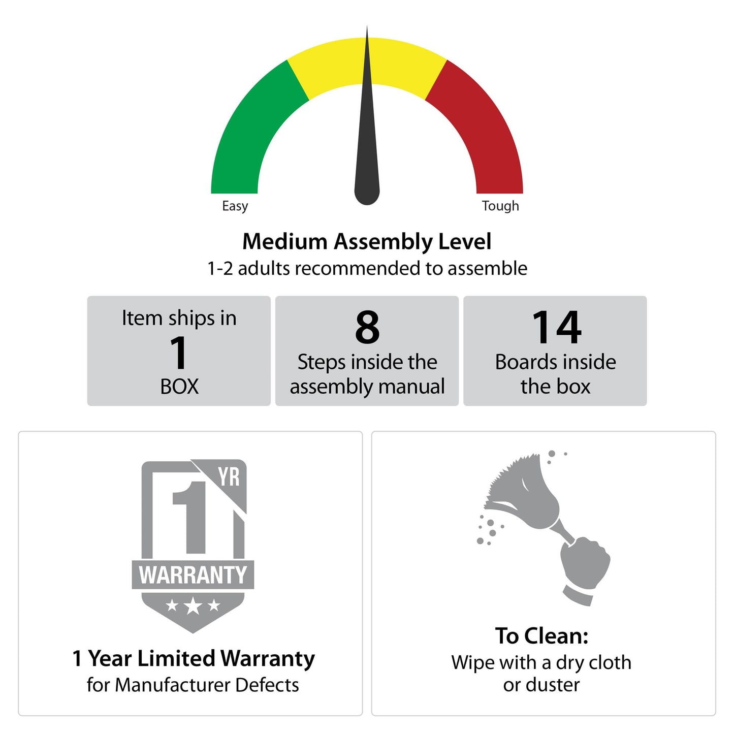 Ameriwood Home Mia Kids' 4-Shelf Bookcase, White