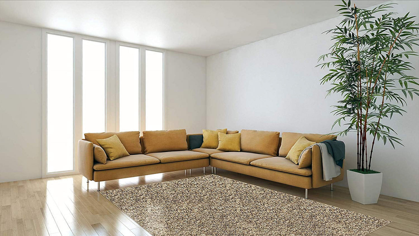 12' x 14' Soft and Cozy 25oz Area Rugs. Stain Resistant and Pet and Kid Friendly. Perfect for and Room Apartments, Dorms,etc. Many Sizes Available (Color: Bronzite)