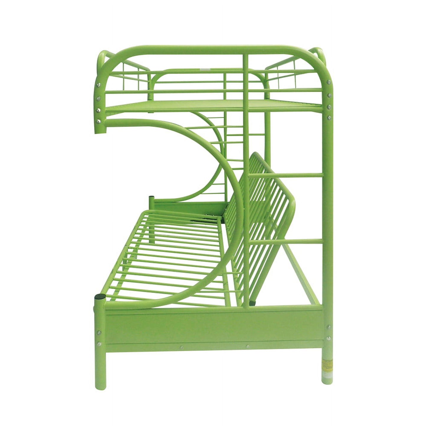 Acme Furniture Eclipse Twin over Full Futon Bunk Bed in Green