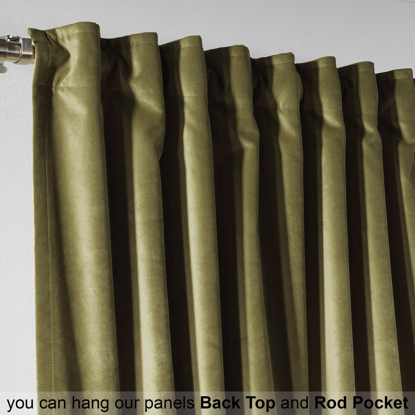 3S Brother's Solid Luxury Matte Velvet Soft Curtains Set of 2 Panels Hanging Back Tap & Rod Pocket Home D¨¦cor Bedroom Kitchen Office Windows Room Darkering ( Admiral-Berry-52in x120in )