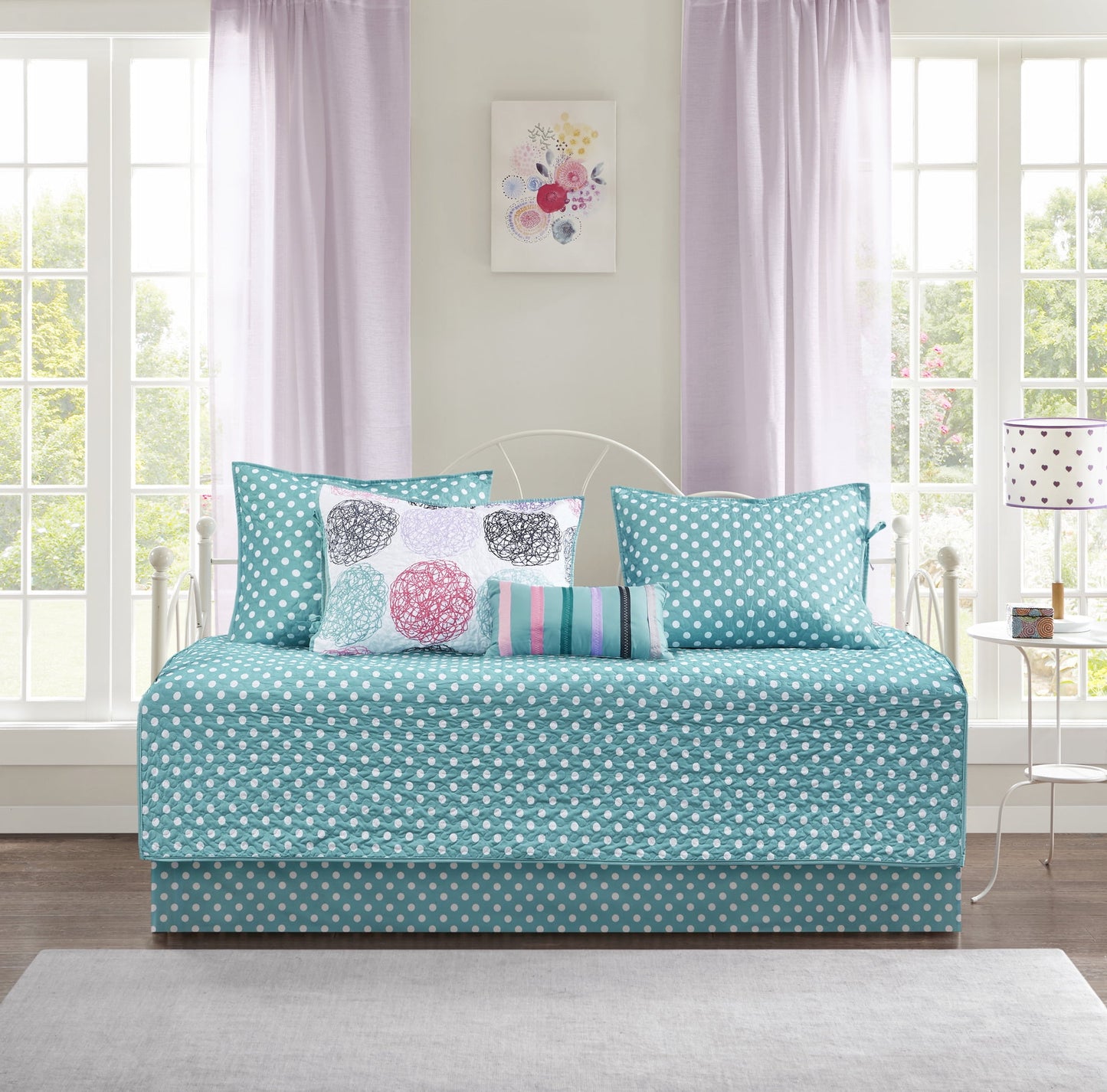 Home Essence Teen Brittany Reversible 6 Piece Daybed Set