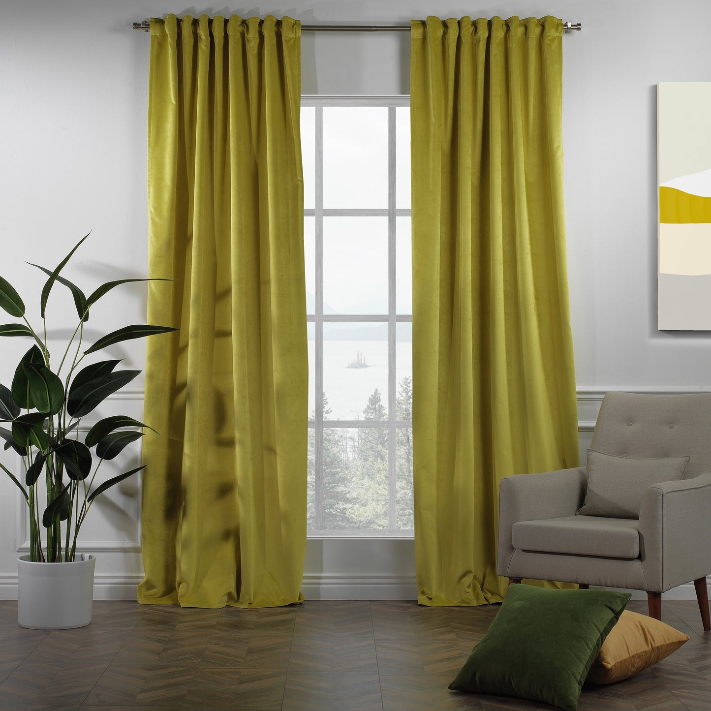 3S Brother's Solid Luxury Matte Velvet Soft Curtains Set of 2 Panels Hanging Back Tap & Rod Pocket Home D¨¦cor Bedroom Kitchen Office Windows Room Darkering ( Admiral-Berry-52in x120in )