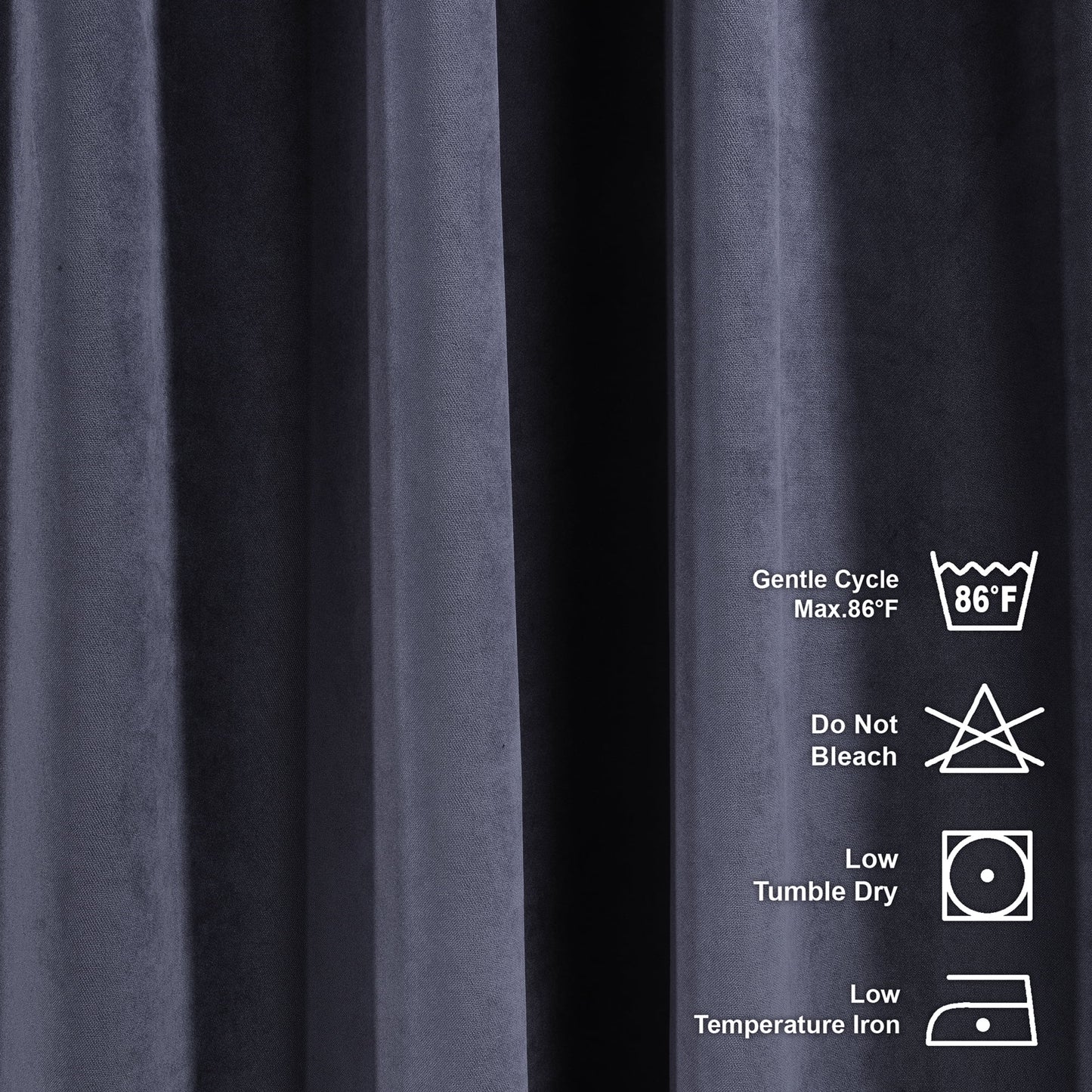 3S Brother's Solid Luxury Matte Velvet Soft Curtains Set of 2 Panels Hanging Back Tap & Rod Pocket Home D¨¦cor Bedroom Kitchen Office Windows Room Darkering ( Admiral-Berry-52in x120in )