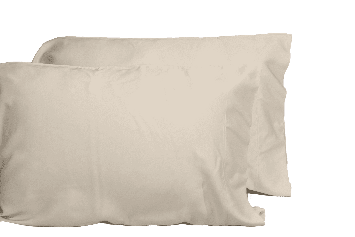 4-Piece Bamboo Viscose Sheet Set for California King Size Bed, Hotel Luxury Silky Soft Bed Sheets, 320 Thread Count Sateen Weave, Fitted Sheet, Flat Sheet, Two Pillowcases, Cream