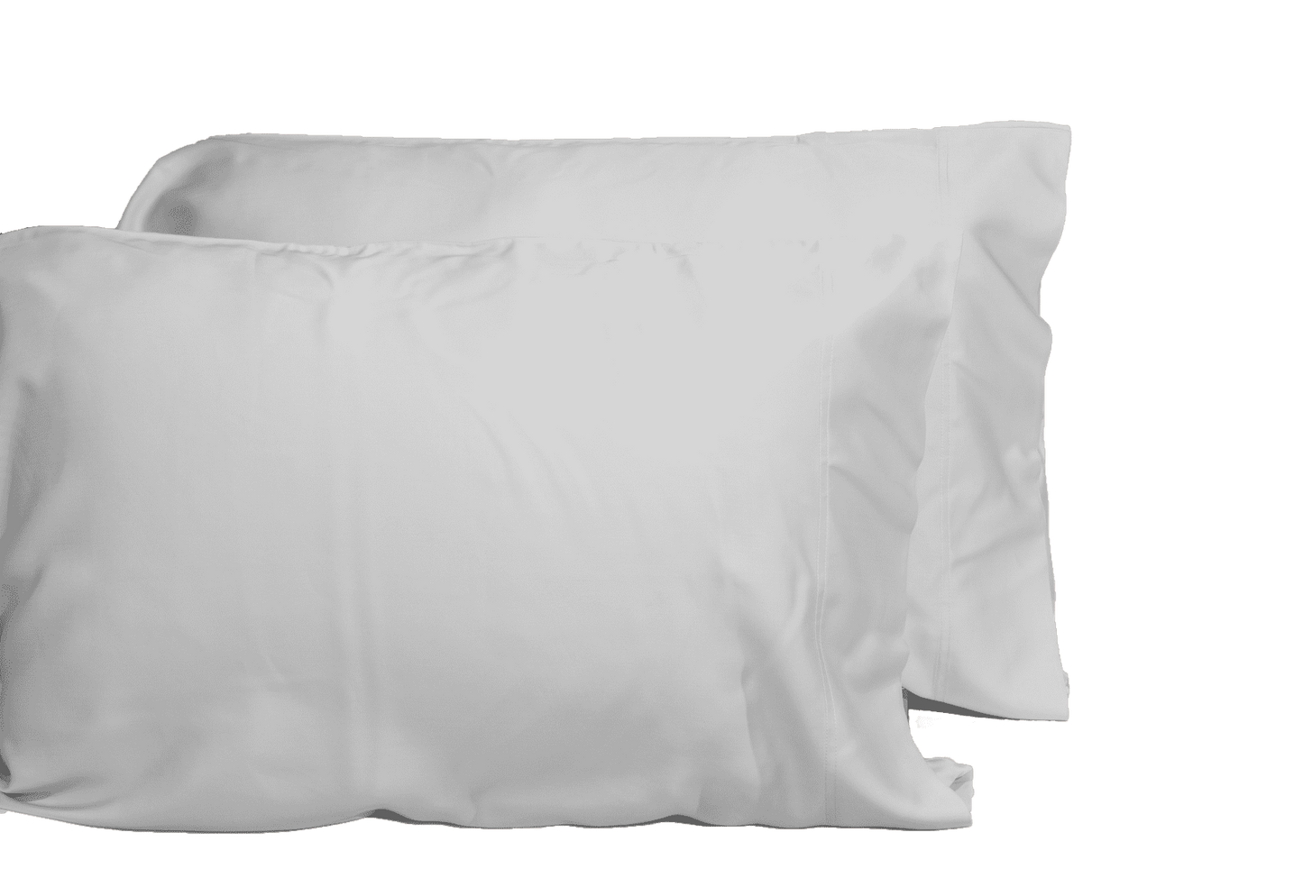 4-Piece Bamboo Viscose Sheet Set for Full Size Bed, Hotel Luxury Silky Soft Bed Sheets, 320 Thread Count Sateen Weave, Fitted Sheet, Flat Sheet, Two Pillowcases, Light Gray