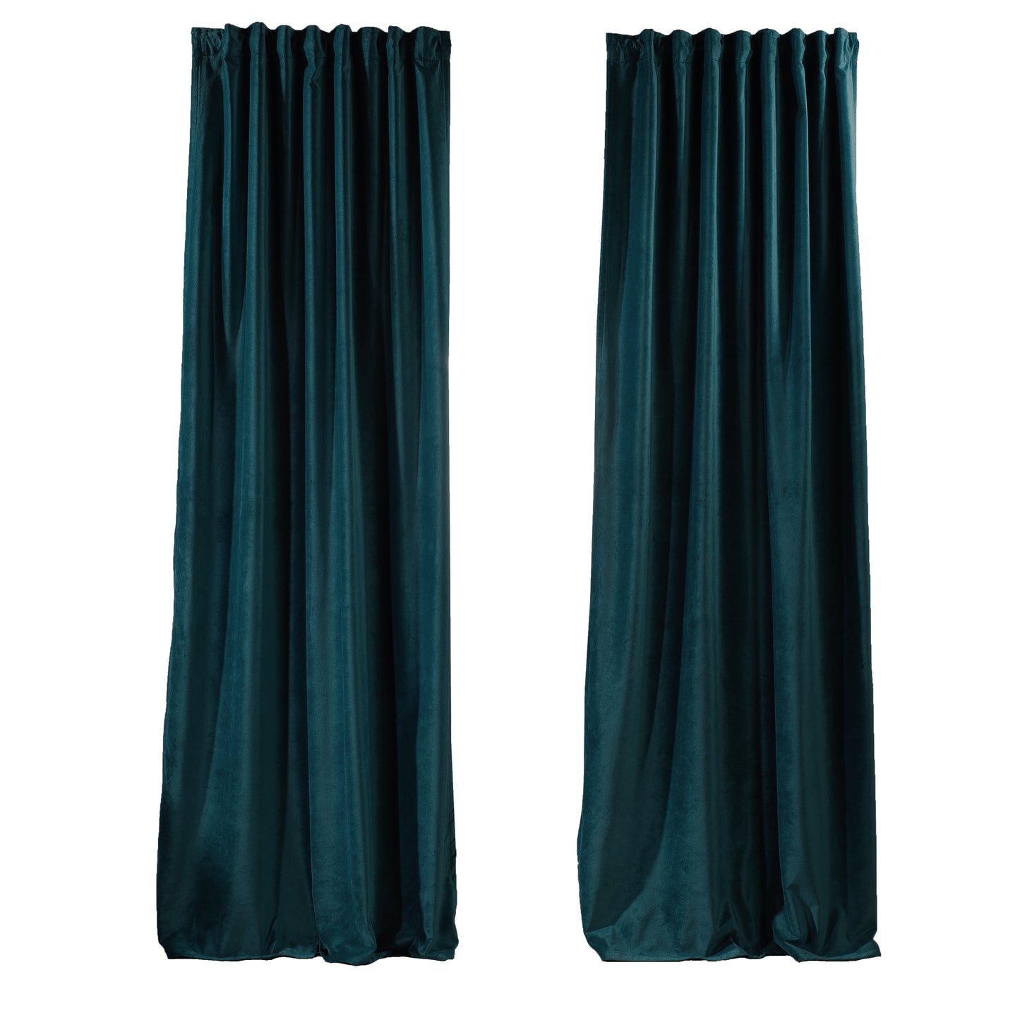 3S Brother's Solid Luxury Matte Velvet Soft Curtains Set of 2 Panels Hanging Back Tap & Rod Pocket Home D¨¦cor Bedroom Kitchen Office Windows Room Darkering ( Admiral-Berry-52in x120in )