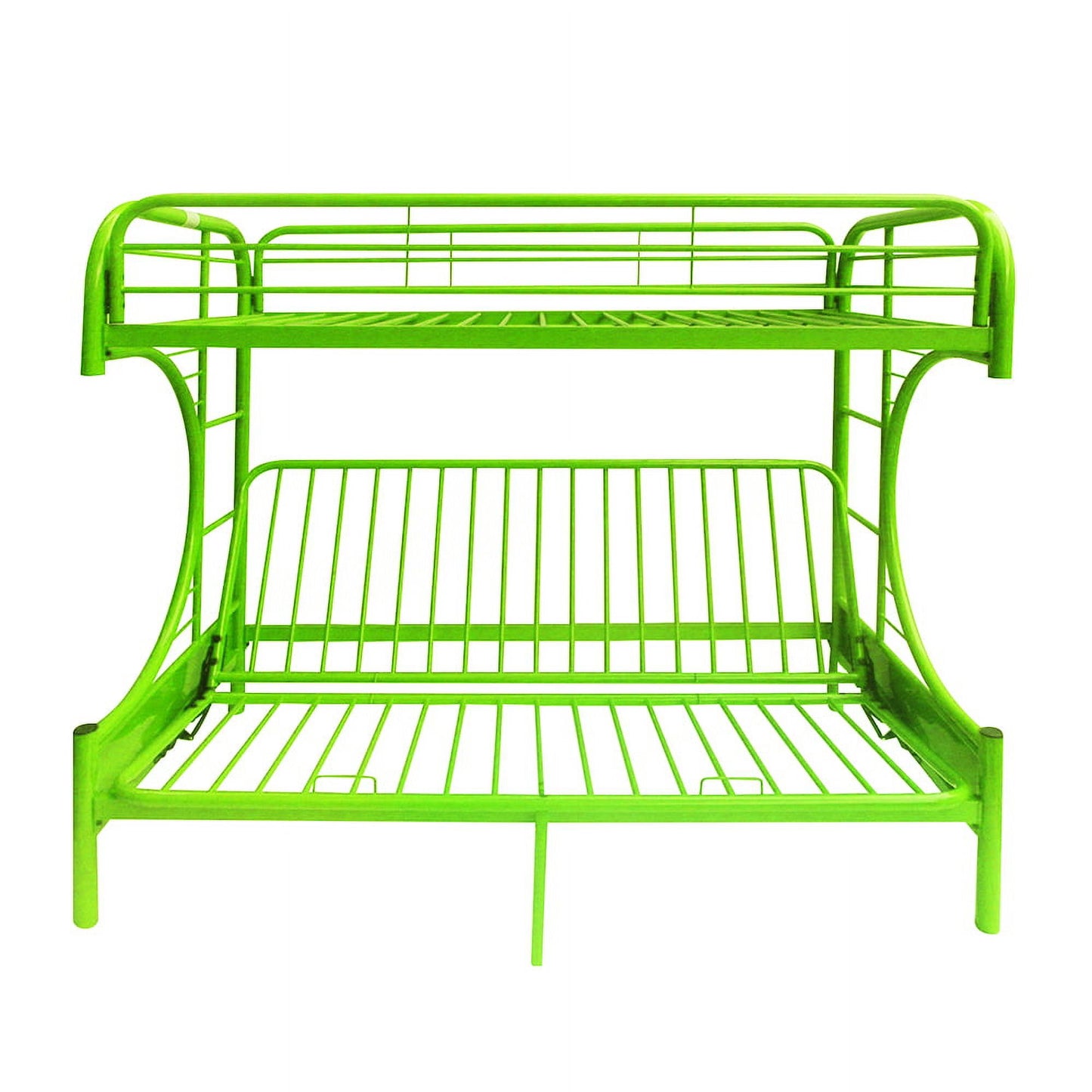 Acme Furniture Eclipse Twin over Full Futon Bunk Bed in Green