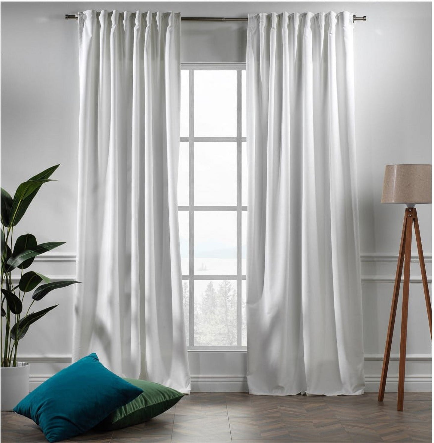 3S Brother's Solid Luxury Matte Velvet Soft Curtains Set of 2 Panels Hanging Back Tap & Rod Pocket Home D¨¦cor Bedroom Kitchen Office Windows Room Darkering ( Admiral-Berry-52in x120in )