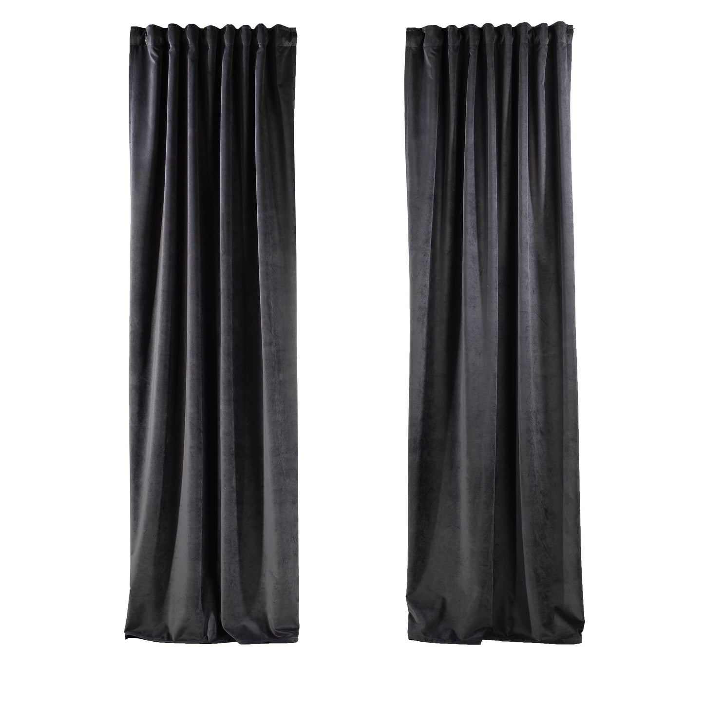 3S Brother's Solid Luxury Matte Velvet Soft Curtains Set of 2 Panels Hanging Back Tap & Rod Pocket Home D¨¦cor Bedroom Kitchen Office Windows Room Darkering ( Admiral-Berry-52in x120in )