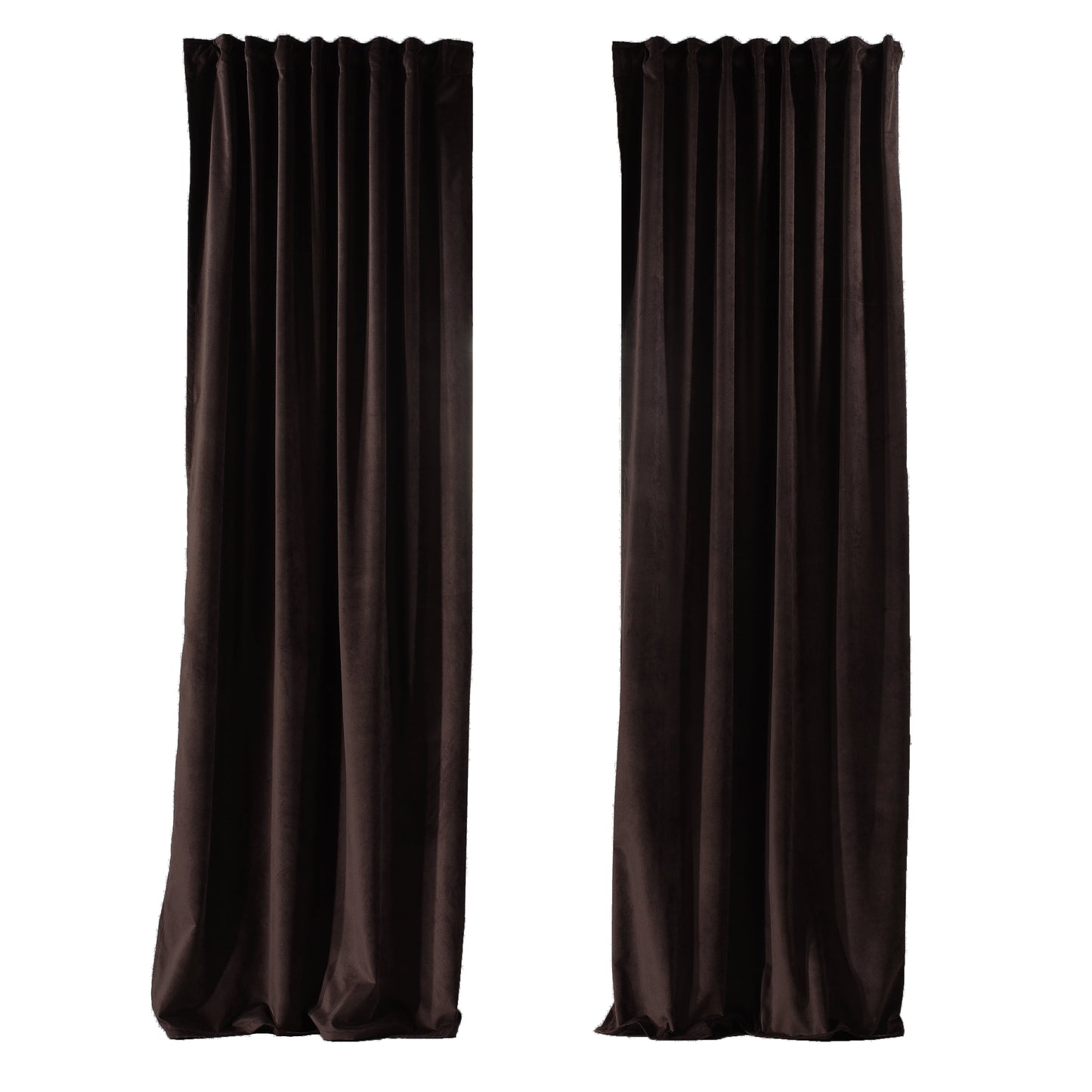 3S Brother's Solid Luxury Matte Velvet Soft Curtains Set of 2 Panels Hanging Back Tap & Rod Pocket Home D¨¦cor Bedroom Kitchen Office Windows Room Darkering ( Admiral-Berry-52in x120in )