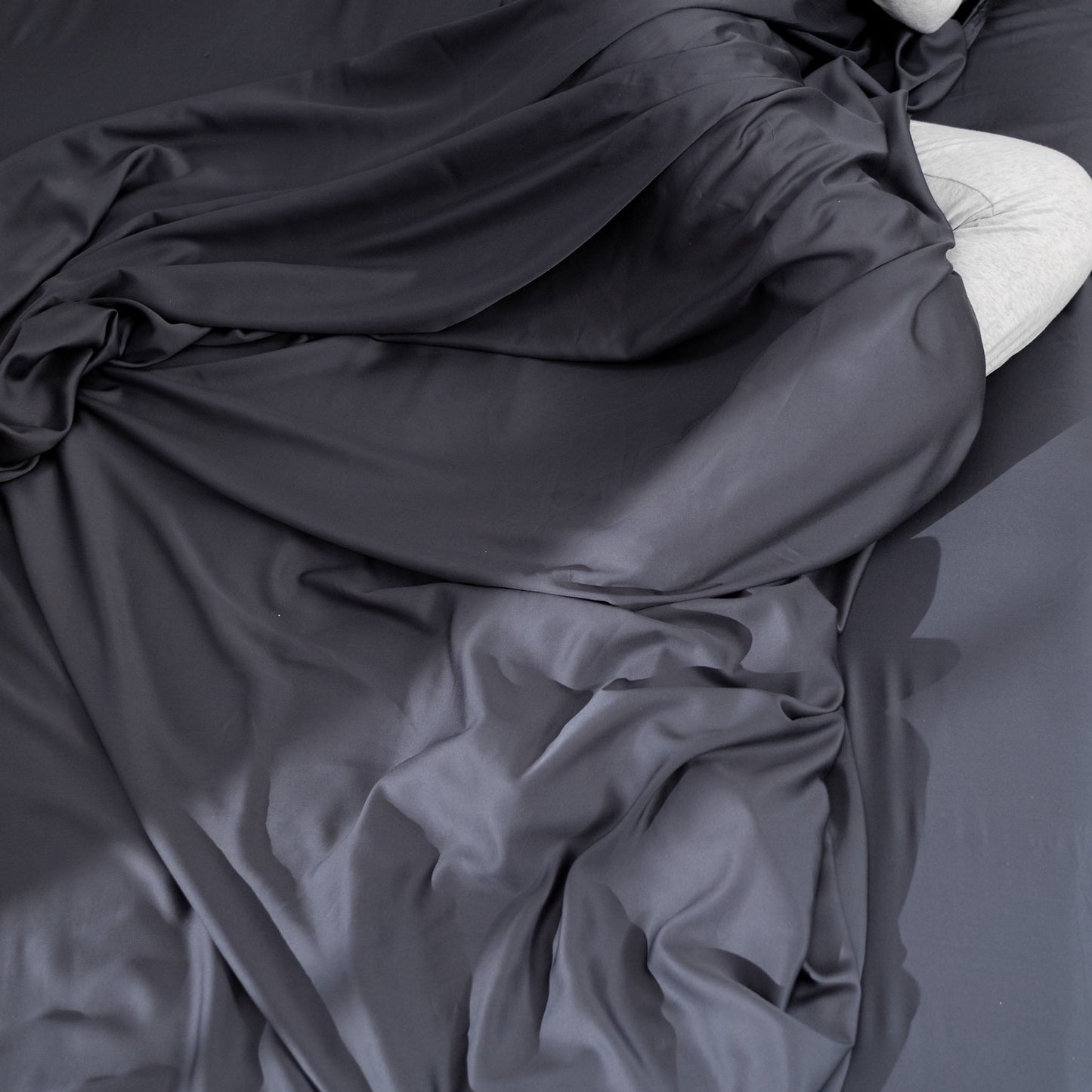 Hush Iced Charcoal Sheet and Pillowcase Set Twin