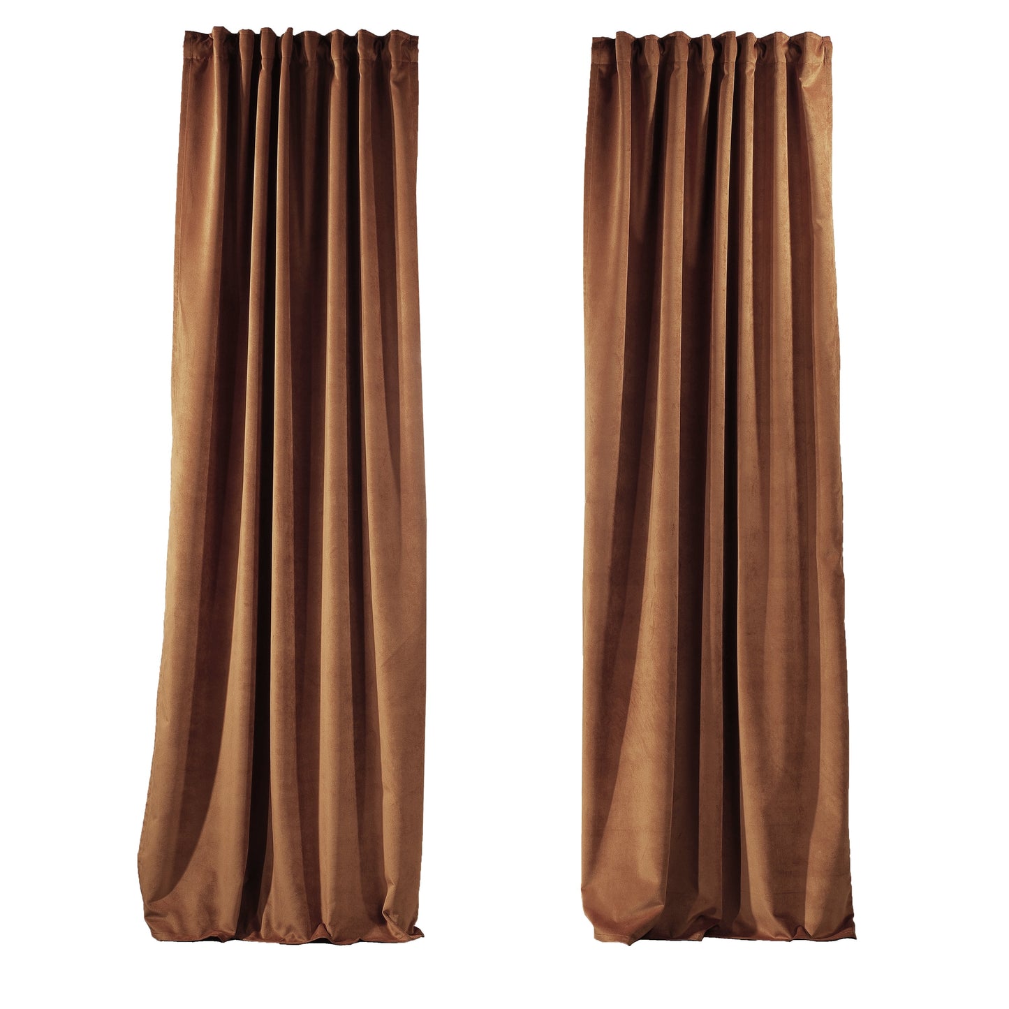 3S Brother's Solid Luxury Matte Velvet Soft Curtains Set of 2 Panels Hanging Back Tap & Rod Pocket Home D¨¦cor Bedroom Kitchen Office Windows Room Darkering ( Admiral-Berry-52in x120in )