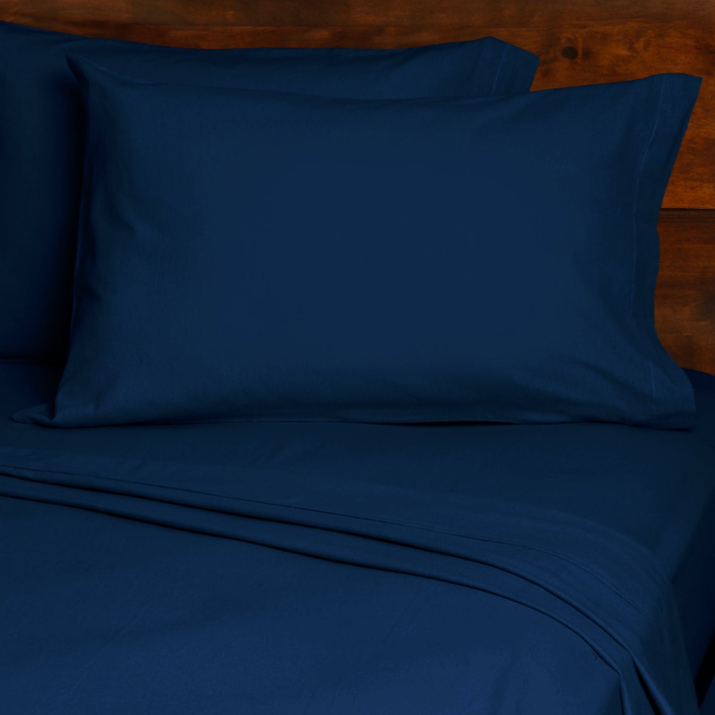 InnoMax Luxury Flannel Sheet Set Super Single Solid (Navy)