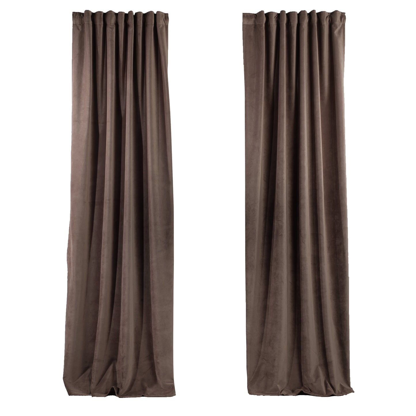 3S Brother's Solid Luxury Matte Velvet Soft Curtains Set of 2 Panels Hanging Back Tap & Rod Pocket Home D¨¦cor Bedroom Kitchen Office Windows Room Darkering ( Admiral-Berry-52in x120in )