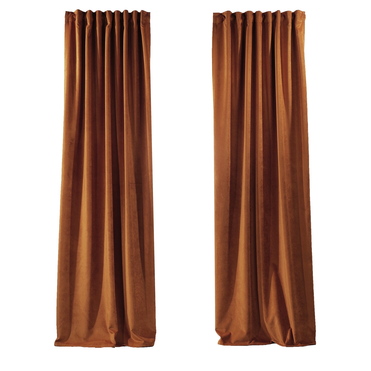 3S Brother's Solid Luxury Matte Velvet Soft Curtains Set of 2 Panels Hanging Back Tap & Rod Pocket Home D¨¦cor Bedroom Kitchen Office Windows Room Darkering ( Admiral-Berry-52in x120in )