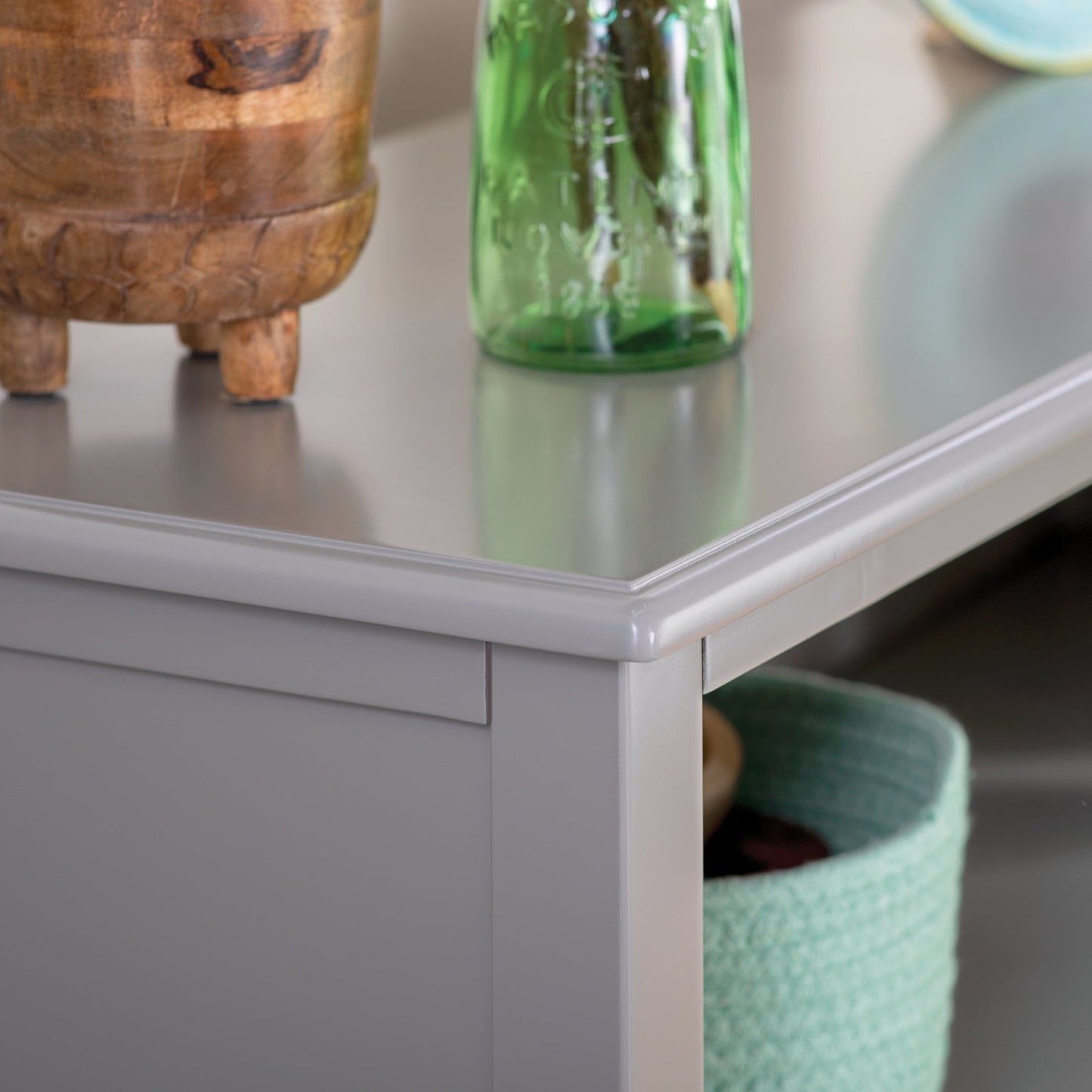 Guidecraft Kids' Deluxe Taiga 3 Shelf Bookshelf - Gray: Children's Sturdy Wooden Bedroom Bookcase, Toy Organizer and Storage Shelves