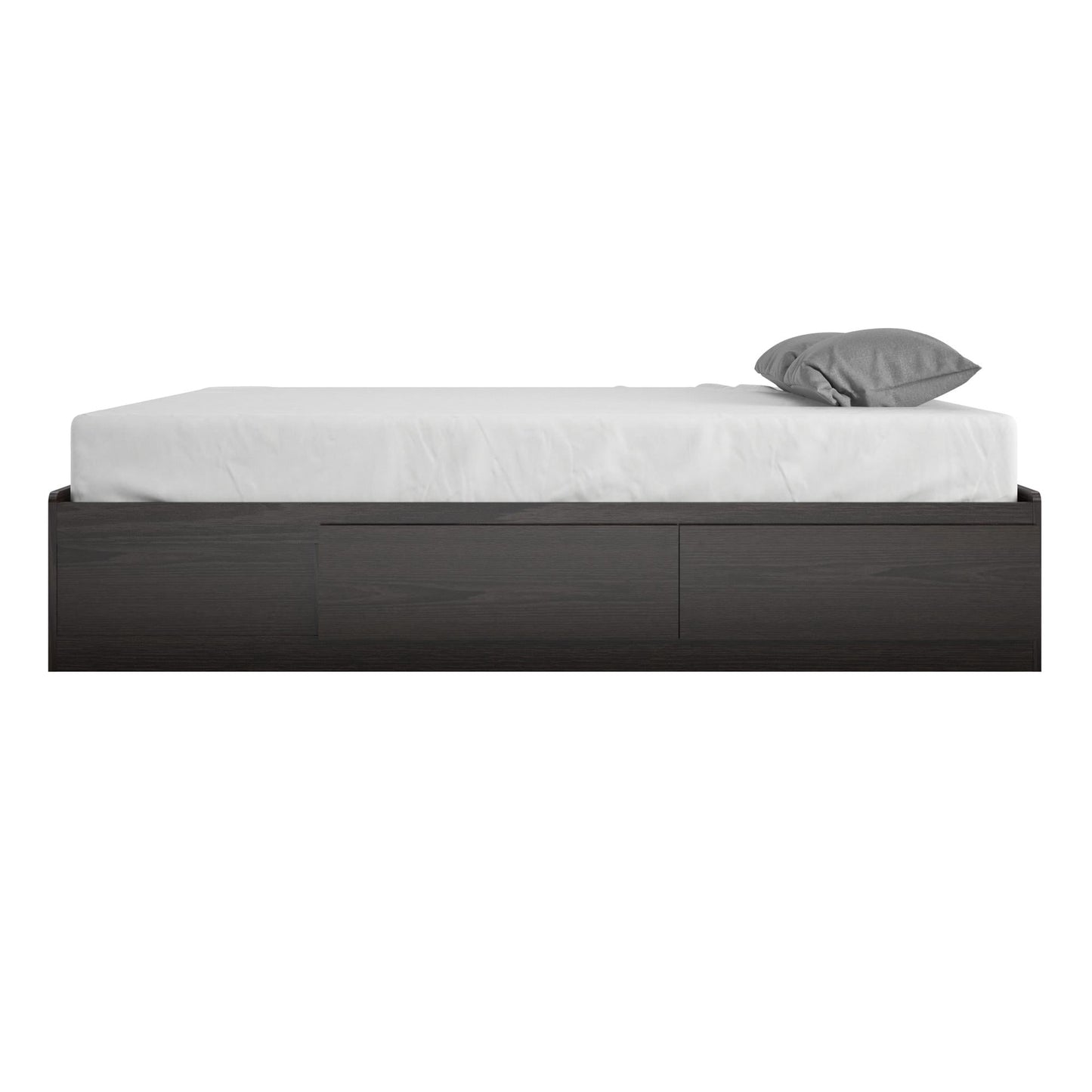Ameriwood Home Full Platform Bed with Drawers, Espresso