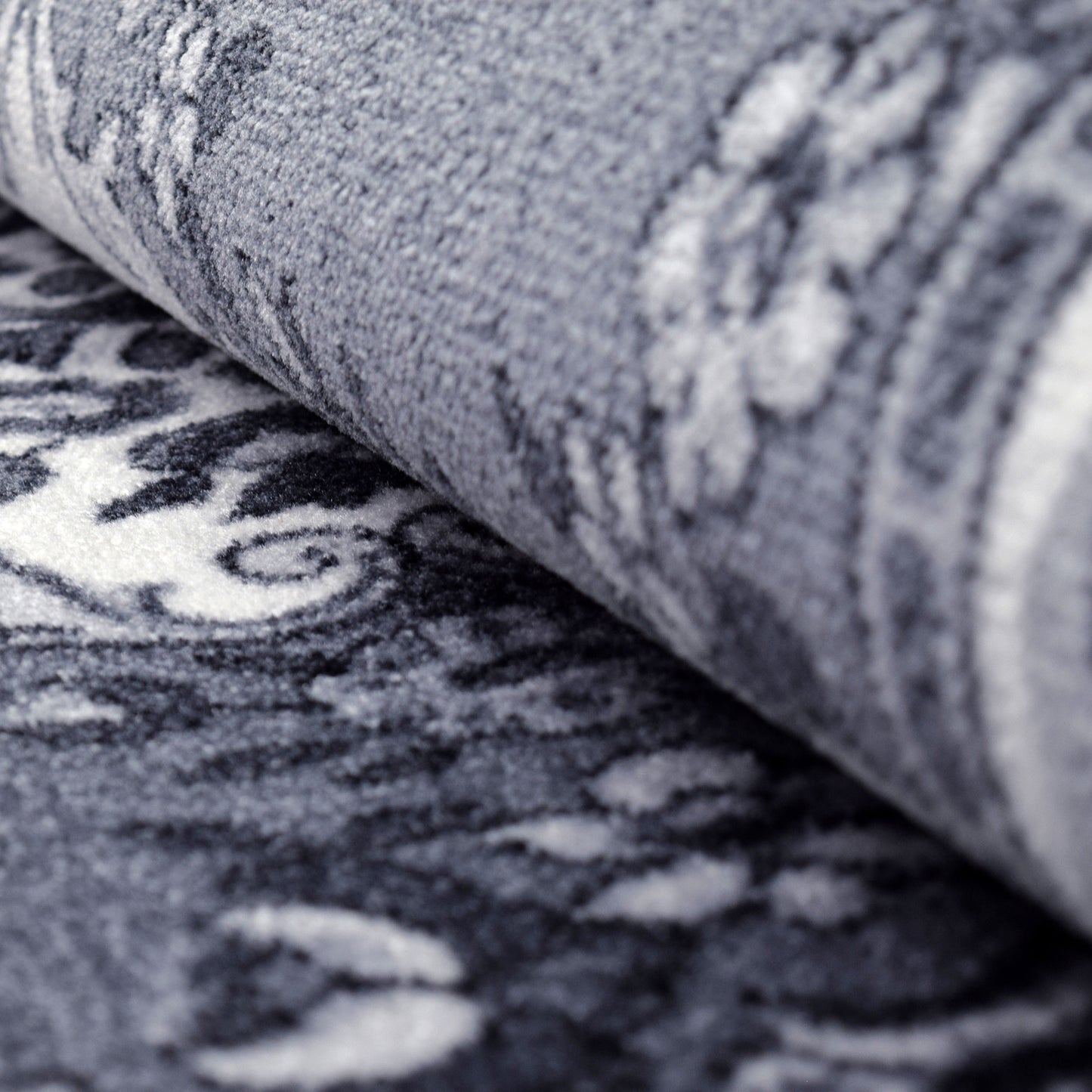 Impressions Meza Floral Transitional Modern Area Rug, Gray