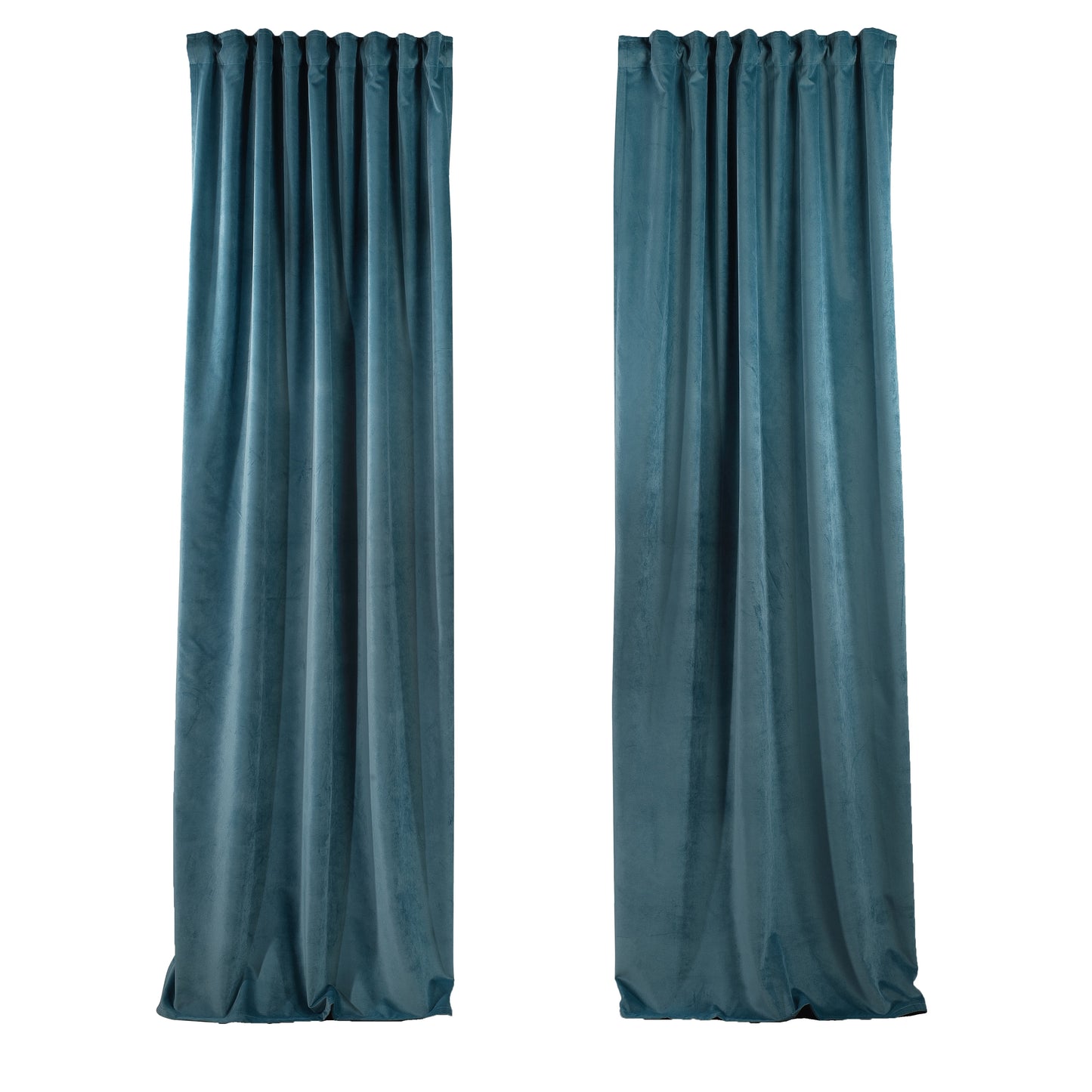 3S Brother's Solid Luxury Matte Velvet Soft Curtains Set of 2 Panels Hanging Back Tap & Rod Pocket Home D¨¦cor Bedroom Kitchen Office Windows Room Darkering ( Admiral-Berry-52in x120in )