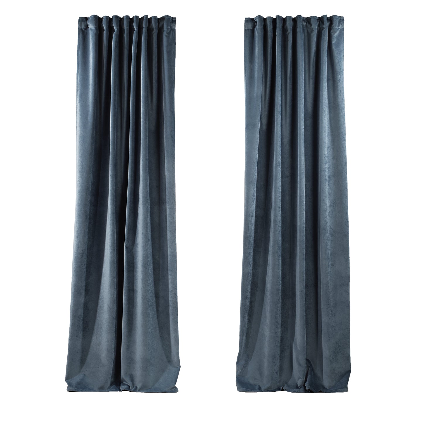 3S Brother's Solid Luxury Matte Velvet Soft Curtains Set of 2 Panels Hanging Back Tap & Rod Pocket Home D¨¦cor Bedroom Kitchen Office Windows Room Darkering ( Admiral-Berry-52in x120in )