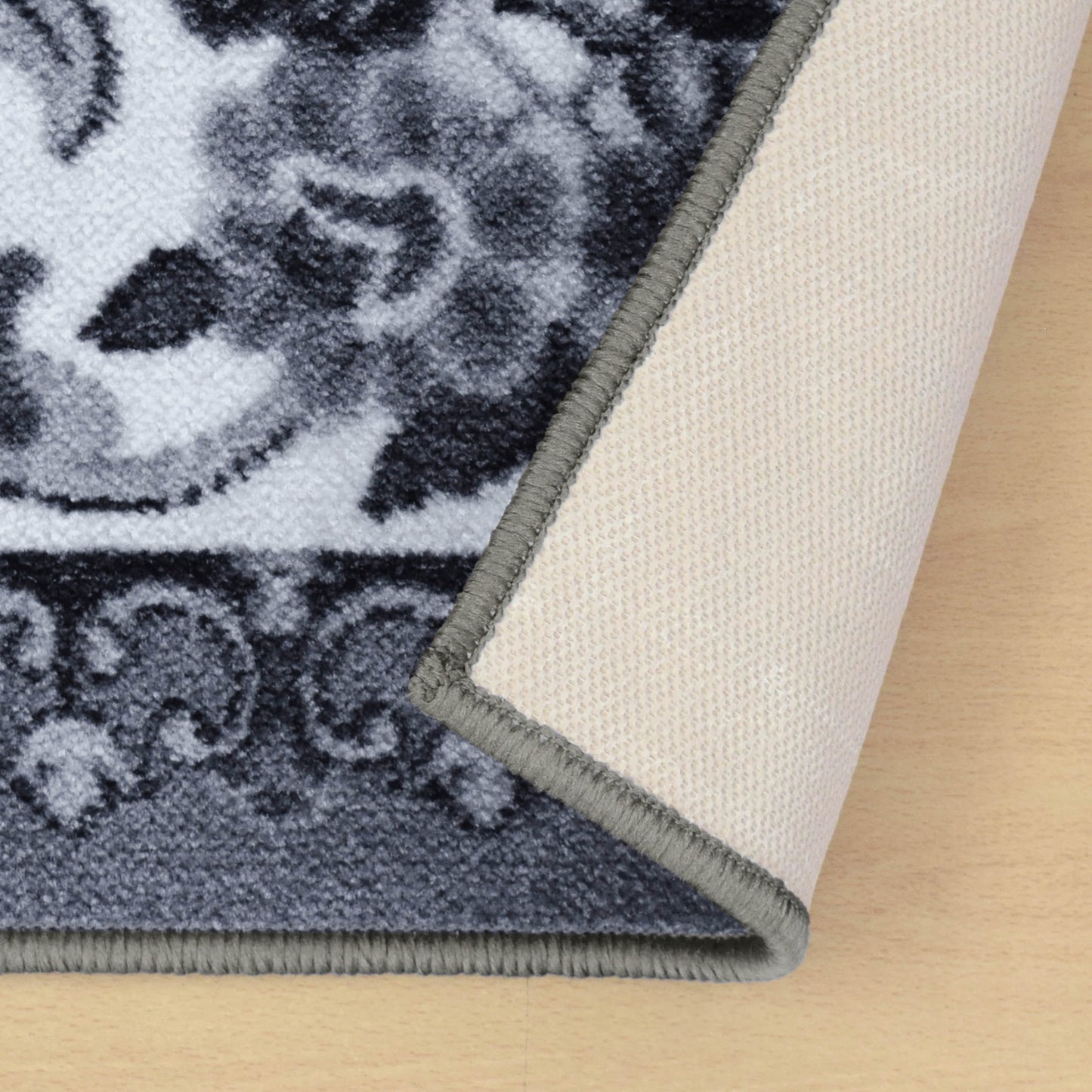 Impressions Meza Floral Transitional Modern Area Rug, Gray