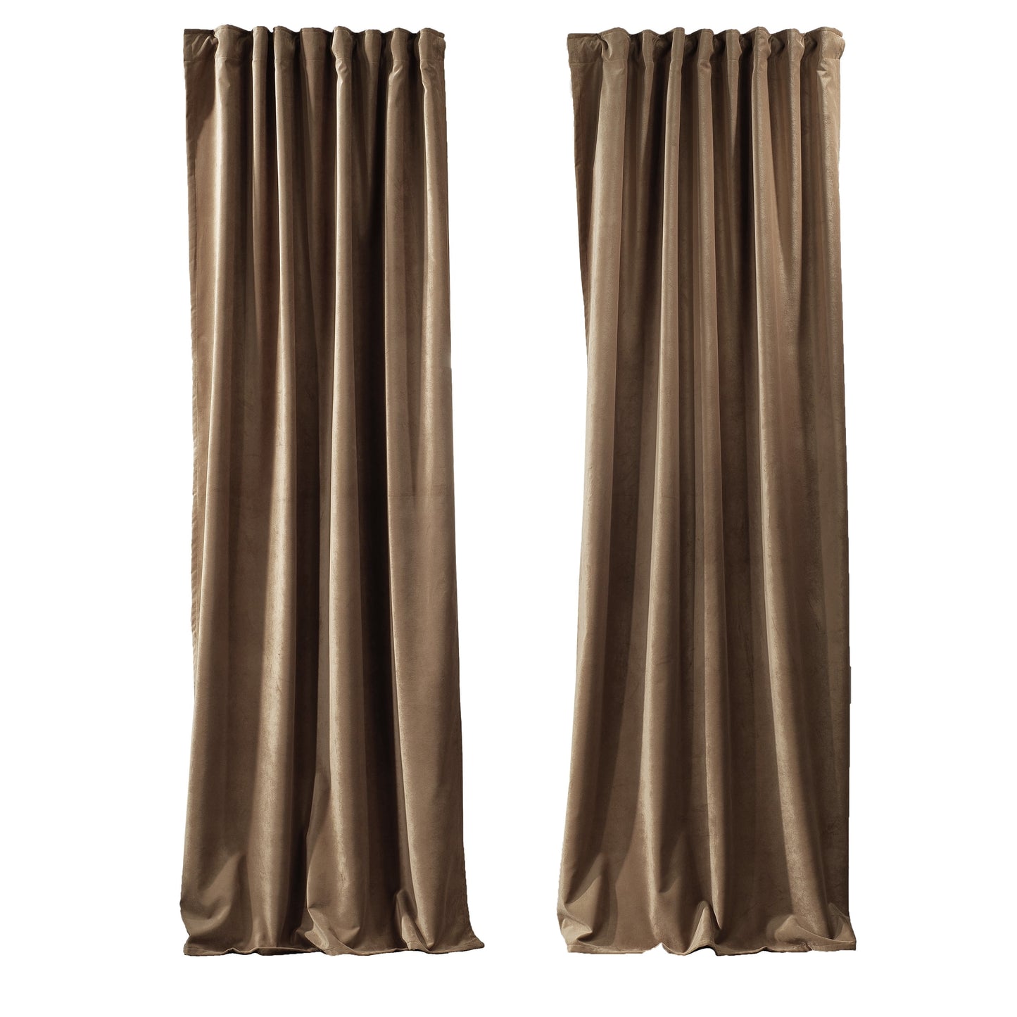 3S Brother's Solid Luxury Matte Velvet Soft Curtains Set of 2 Panels Hanging Back Tap & Rod Pocket Home D¨¦cor Bedroom Kitchen Office Windows Room Darkering ( Admiral-Berry-52in x120in )