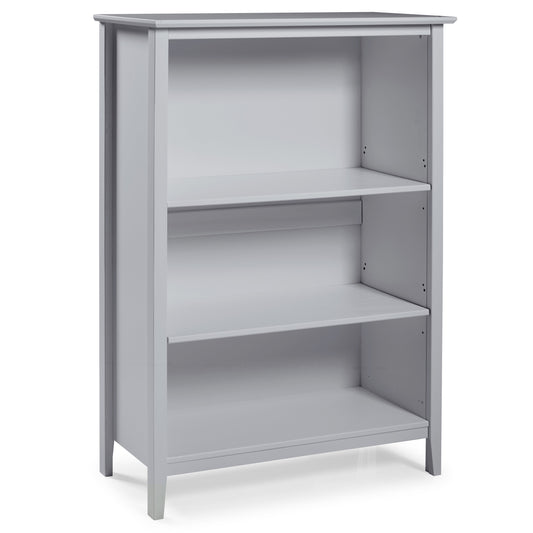 Alaterre Simplicity Kids Tall 3-Shelf Bookcase, Dove Gray