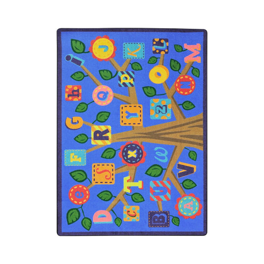 Alphabet Leaves 10'9in x 13'2in Area Rug In Color Soft