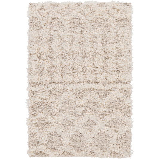 Livabliss Urban Shag Global Moroccan Area Rug,4'3in x 5'7in ,Beige