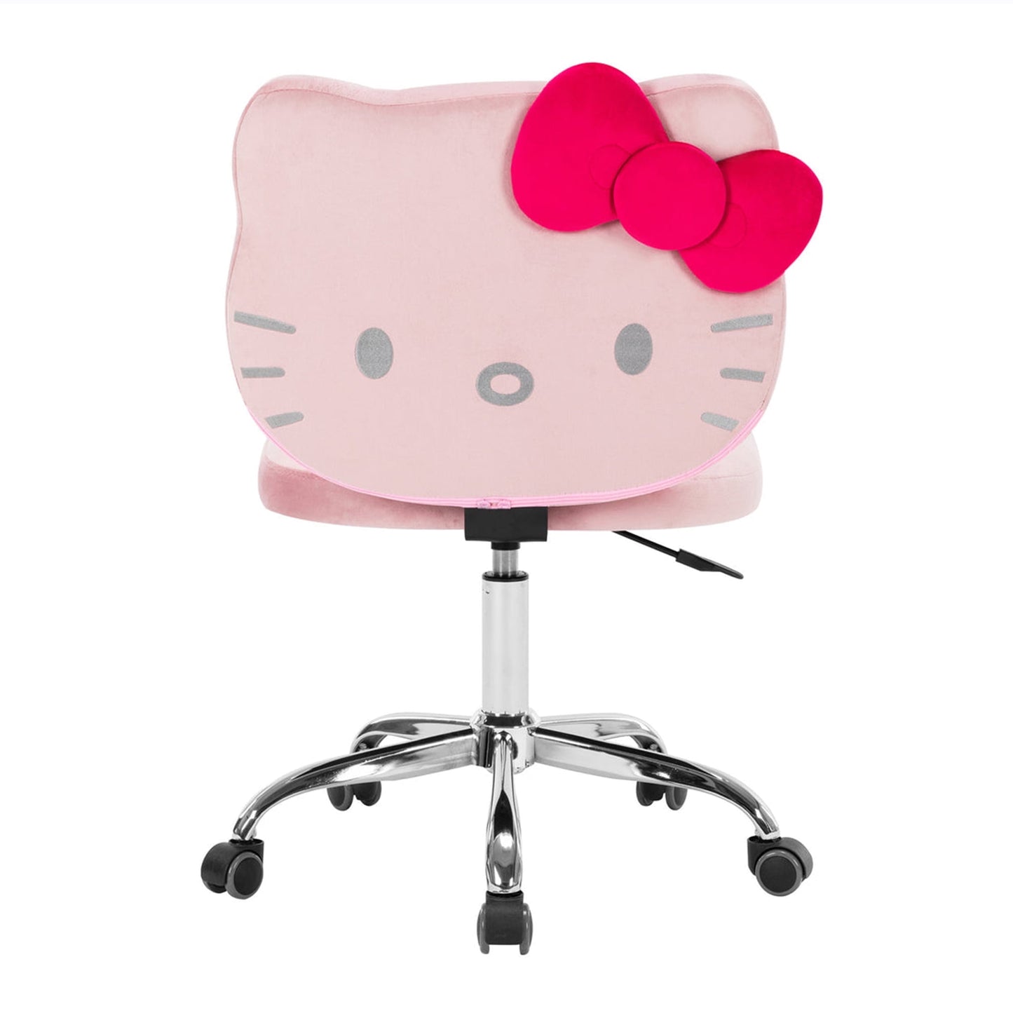 Impressions Vanity Hello Kitty Makeup Vanity Chair for Kids, Desk Table Swivel Chair (Pink)