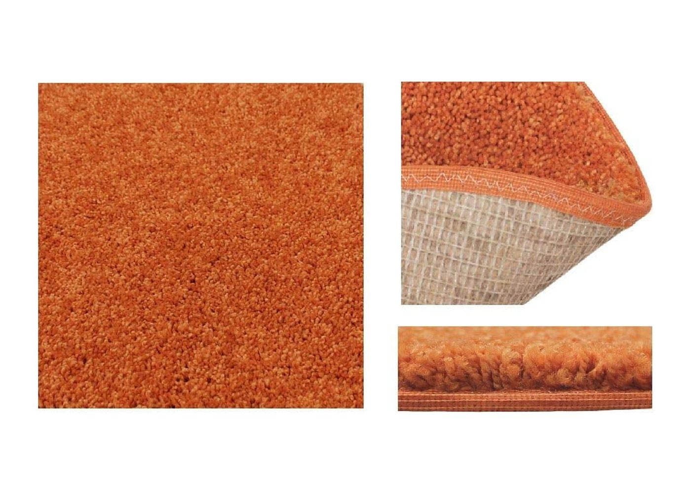 3' x 10' - Tropical Orange ~ Kids Crazy Carpet Home & School Area Rugs | People & Pet Friendly ¨C R2X Stain Resistance & Odor Reduction