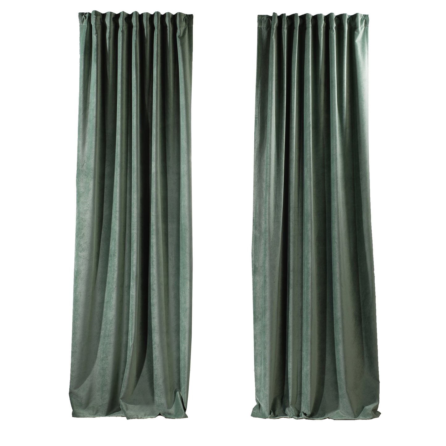 3S Brother's Solid Luxury Matte Velvet Soft Curtains Set of 2 Panels Hanging Back Tap & Rod Pocket Home D¨¦cor Bedroom Kitchen Office Windows Room Darkering ( Admiral-Berry-52in x120in )