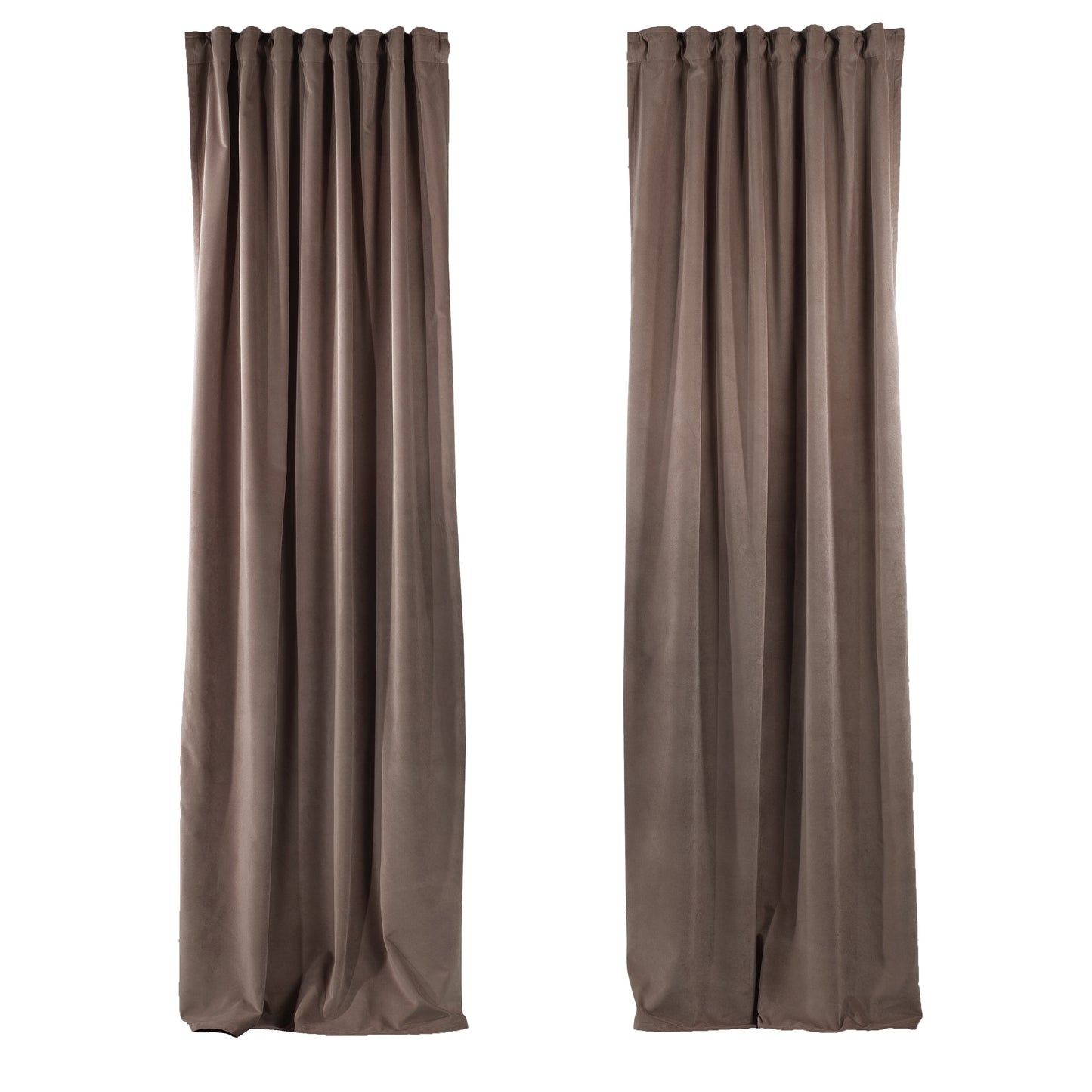 3S Brother's Solid Luxury Matte Velvet Soft Curtains Set of 2 Panels Hanging Back Tap & Rod Pocket Home D¨¦cor Bedroom Kitchen Office Windows Room Darkering ( Admiral-Berry-52in x120in )