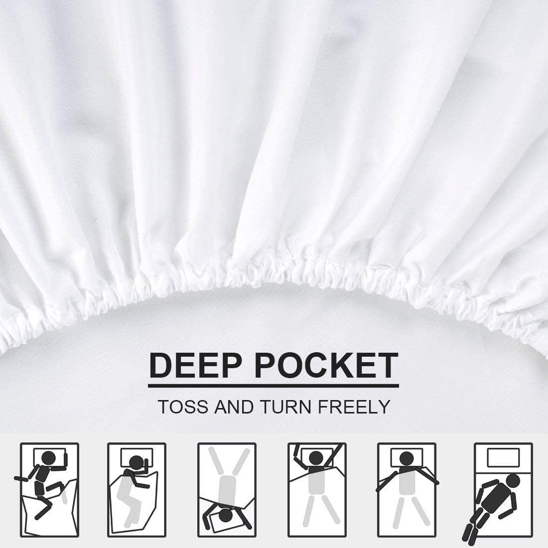 800 Thread Count 5 Piece Split King Sheets Sets Set ( 2- Twin XL Fitted Sheets 1-Flat sheet and 2-Pillow covers ) with 30in deep pocket for Adjustable Bed Color Dark Grey Solid