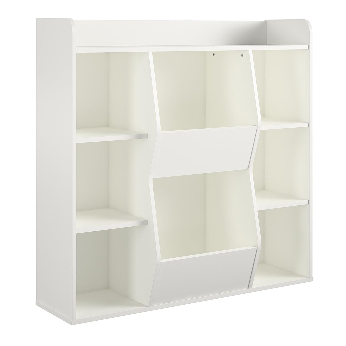 Ameriwood Home Charli Kids Large Toy Storage Bookcase, White