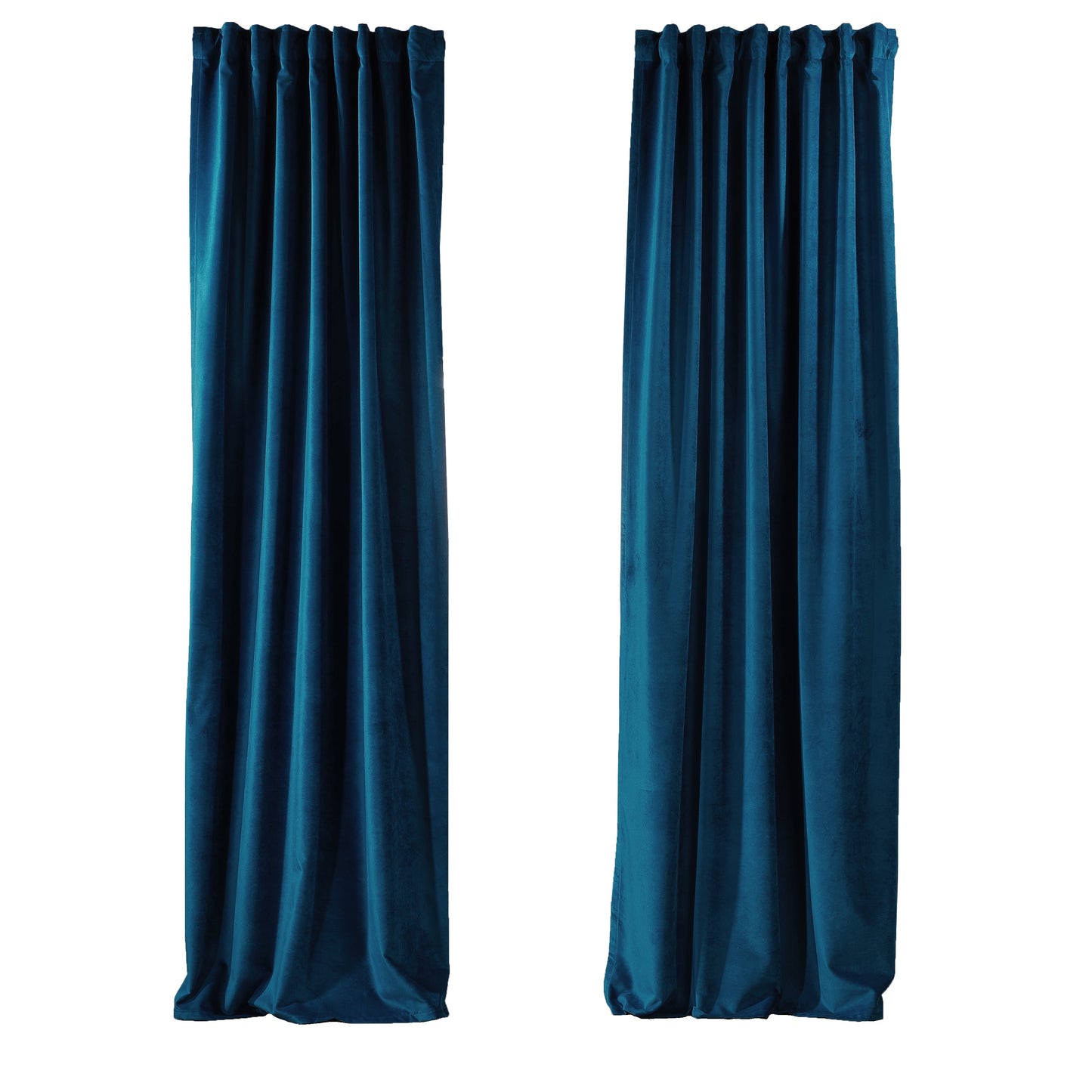 3S Brother's Solid Luxury Matte Velvet Soft Curtains Set of 2 Panels Hanging Back Tap & Rod Pocket Home D¨¦cor Bedroom Kitchen Office Windows Room Darkering ( Admiral-Berry-52in x120in )