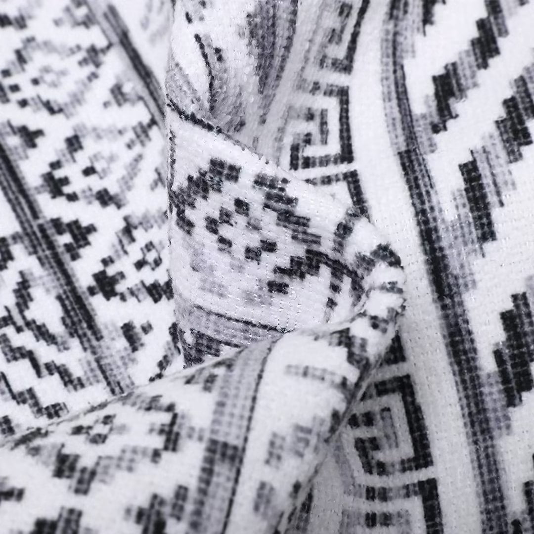 Haperlare Boho Area Rug Tribal Large Area Rug Low-Pile Rug Non-Shedding Rugs for Living Room Bedroom Dining Home Office Area Rug, 8'x10', Light Gray