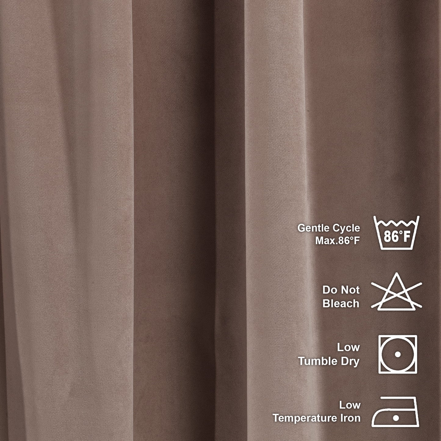 3S Brother's Solid Luxury Matte Velvet Soft Curtains Set of 2 Panels Hanging Back Tap & Rod Pocket Home D¨¦cor Bedroom Kitchen Office Windows Room Darkering ( Admiral-Berry-52in x120in )