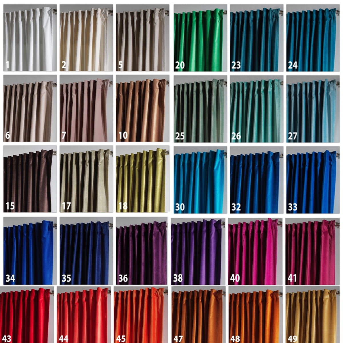 3S Brother's Solid Luxury Matte Velvet Soft Curtains Set of 2 Panels Hanging Back Tap & Rod Pocket Home D¨¦cor Bedroom Kitchen Office Windows Room Darkering ( Admiral-Berry-52in x120in )