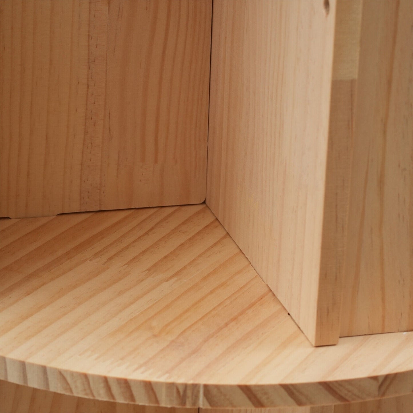 3 Rotating Bookshelf 360 Display Floor Standing Bookcase Storage Rack for Kids&Adults Multi-Functional Bookshelf Organizer Wood