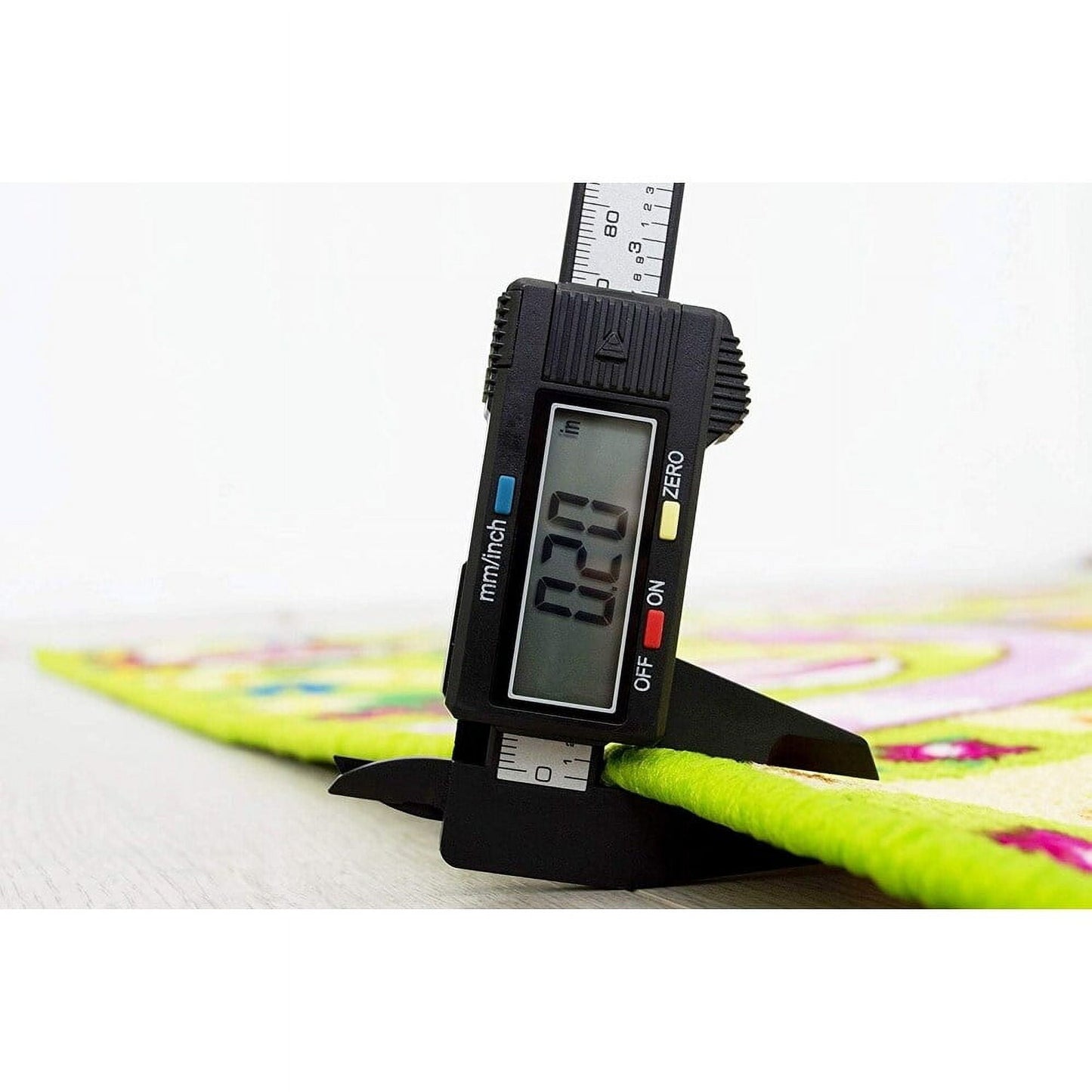 HR City Map Kids Car Road Rug - Non-Slip Play Mat for Classroom and Baby Room Pink, Green 5' x 7'