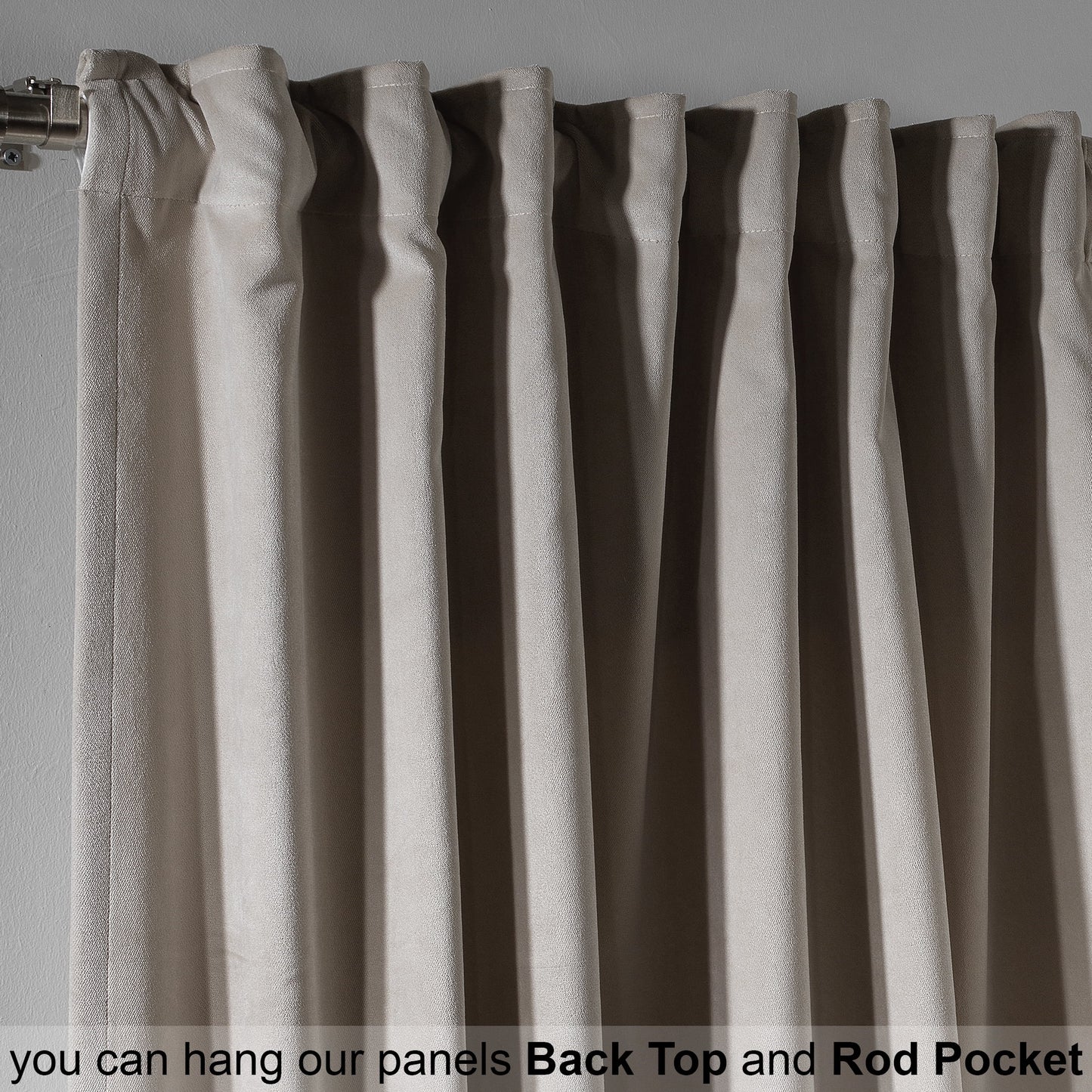 3S Brother's Solid Luxury Matte Velvet Soft Curtains Set of 2 Panels Hanging Back Tap & Rod Pocket Home D¨¦cor Bedroom Kitchen Office Windows Room Darkering ( Admiral-Berry-52in x120in )