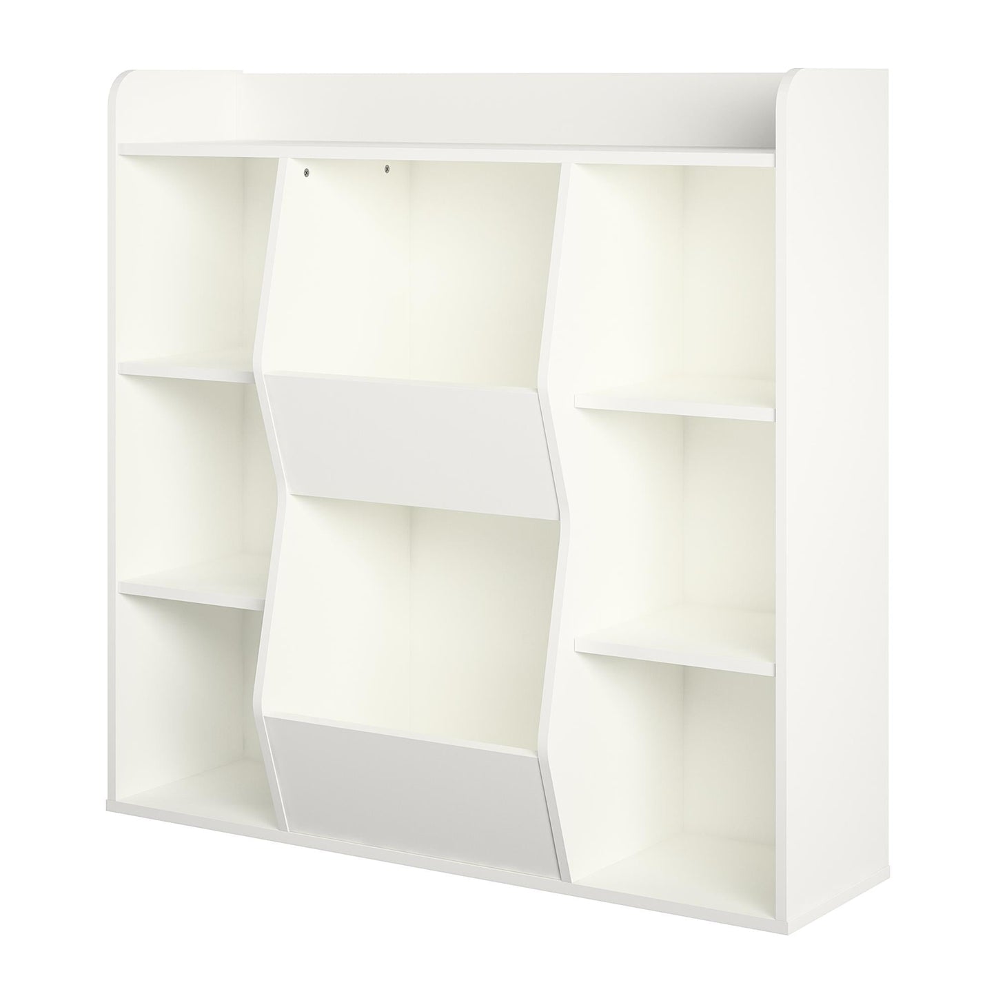 Ameriwood Home Charli Kids Large Toy Storage Bookcase, White