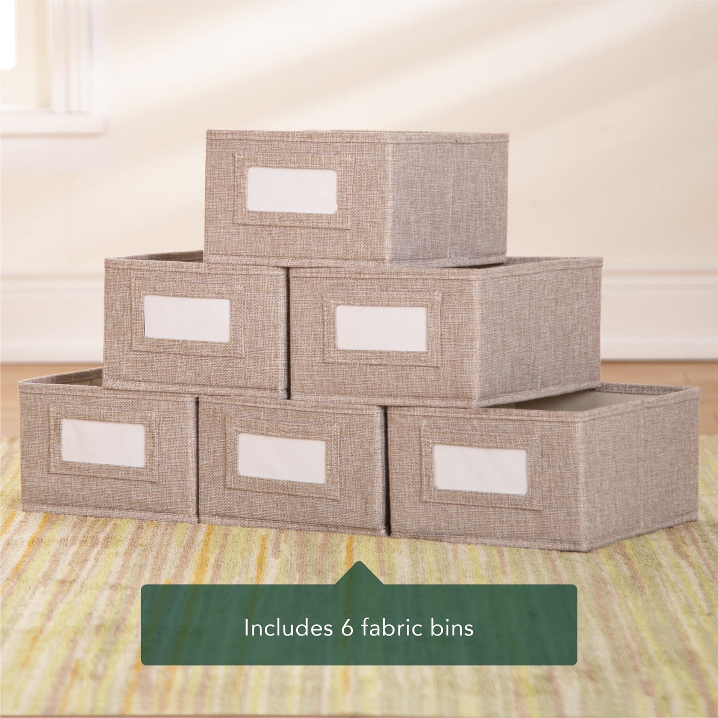 Guidecraft EdQ Book and Bin Browser - Natural: Children's Tall Wooden Bookshelf to Display and Organize Kids' Books in Playroom