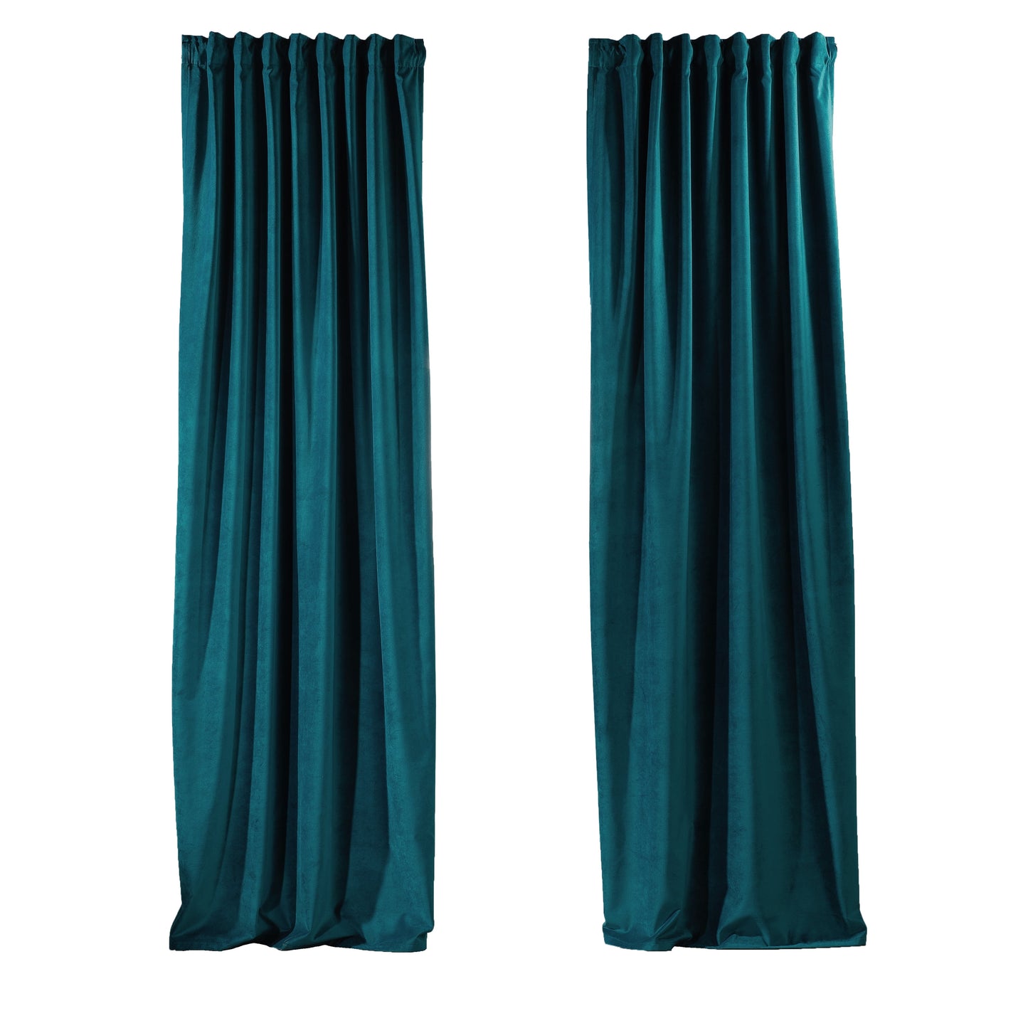 3S Brother's Solid Luxury Matte Velvet Soft Curtains Set of 2 Panels Hanging Back Tap & Rod Pocket Home D¨¦cor Bedroom Kitchen Office Windows Room Darkering ( Admiral-Berry-52in x120in )