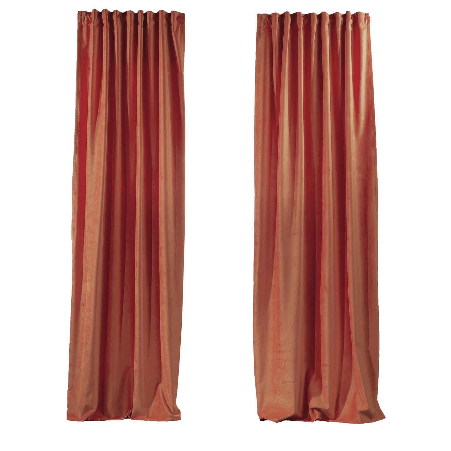 3S Brother's Solid Luxury Matte Velvet Soft Curtains Set of 2 Panels Hanging Back Tap & Rod Pocket Home D¨¦cor Bedroom Kitchen Office Windows Room Darkering ( Admiral-Berry-52in x120in )