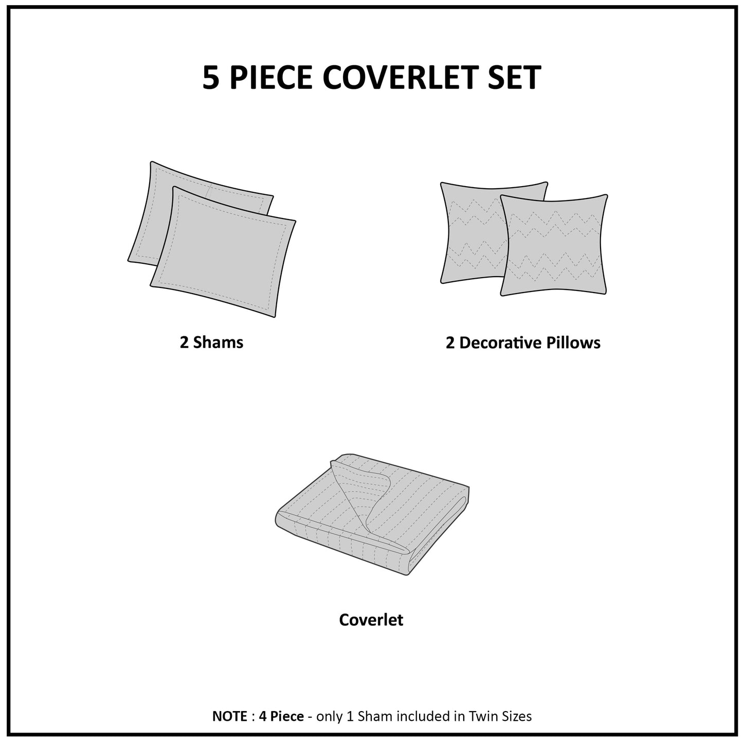 Home Essence Kids Pom Pom Comforter Set, Multi Color, 5 Piece, Twin